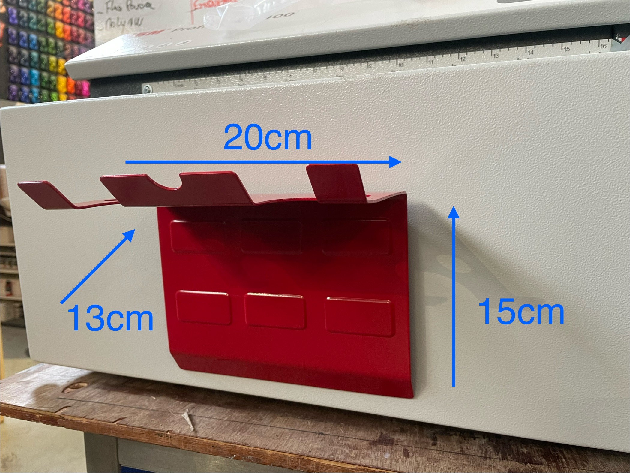 Suporte magnético para pistola de pintura para carroceria