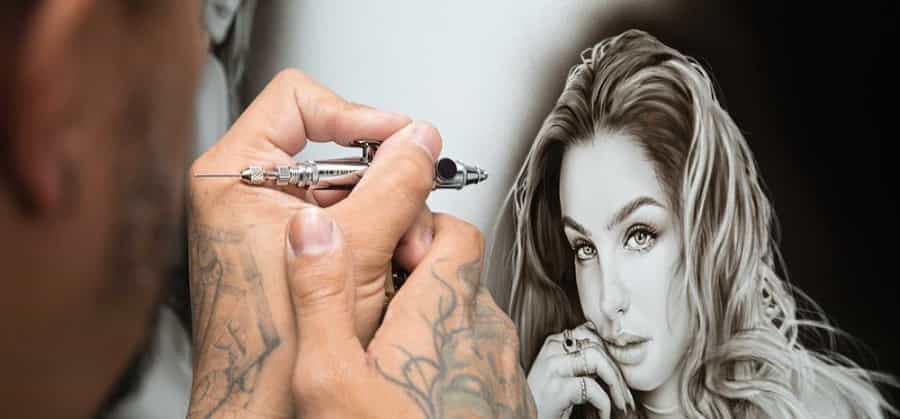 Como pintar com um aerografo?