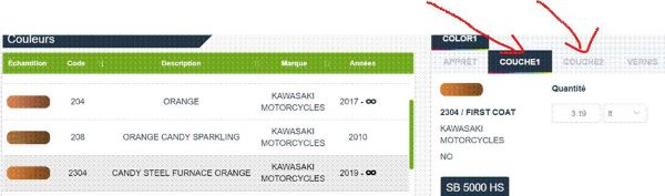 como encontrar o codigo de cor de sua moto?